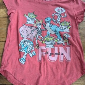 😁$6 WHEN BUNDLED😁Disney Toy Story Graphic T-Shirt - Pink